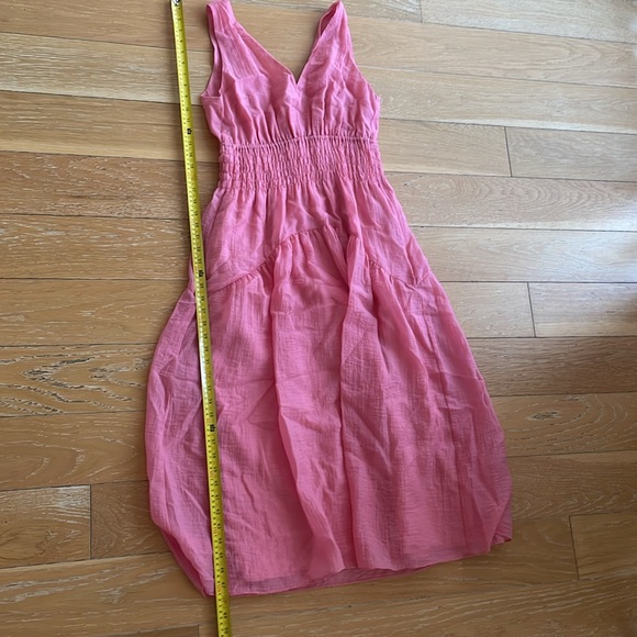 Vince Smocked Waist Midi Dress – Size S (NWOT) - Picture 2 of 6